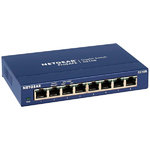 Netgear GS108 8 Port Gigabit Ethernet Unmanaged Switch