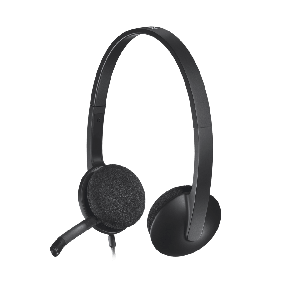 Logitech H340 USB PC Headset with Noise-Cancelling Mic