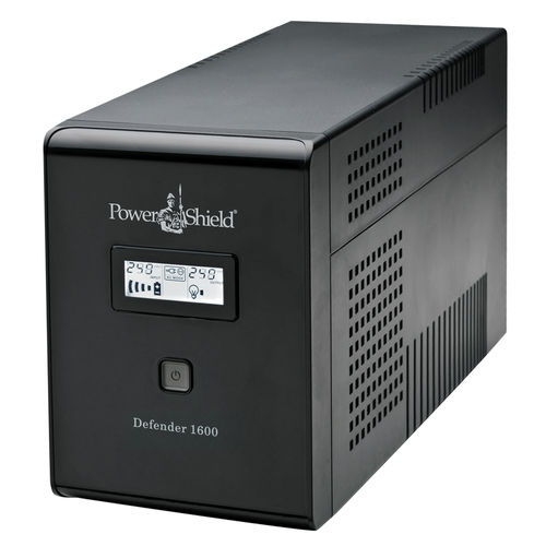 POWERSHIELD DEFENDER UPS, 1600VA, 960W, 230V, LCD, AVR, USB, AU OUTLET(6), 2YR thumbnail 1