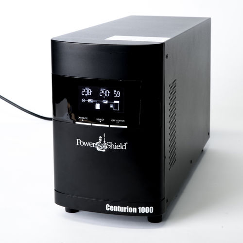 POWERSHIELD CENTURION UPS, 1000VA, 900W, LCD, USB, C13(2), AU OUTLET(2), 10AMP, 2YR thumbnail 1