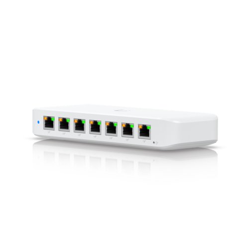 UBIQUITI UniFi SWITCH ULTRA 210W, 8 GbE PORT (7 PoE+; 1 PoE++), LAYER2, COMPACT, 1YR thumbnail 1
