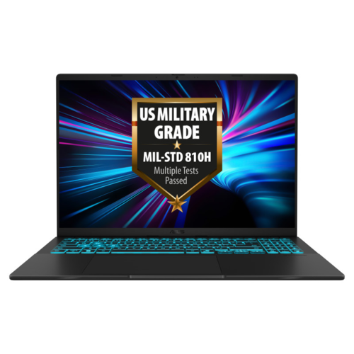 ASUS VivoBook V16 16' WUXGA Notebook Intel Core 7 240H DDR5 16GB 512GB SSD RTX 4050 Black Win 11 Home 1.95kg 1Y Warranty thumbnail 1