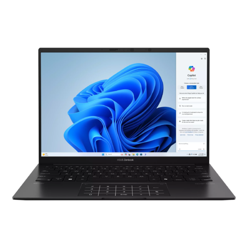 ASUS Zenbook 14 14' WUXGA OLED Notebook AMD Ryzen R7-445 DDR5 32GB 1TB SSD Black Win 11 Home 1.2kg  1Y Warranty thumbnail 1