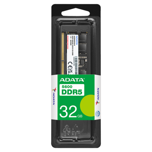ADATA 32GB DDR5 NOTEBOOK MEMORY, 5600MHz, SODIMM, LIFE WTY thumbnail 2