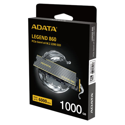 ADATA LEGEND 860 INTERNAL SSD, 1TB, M.2 NVMe PCIe4, 6000R/4000W MB/s, 5YR WTY thumbnail 1