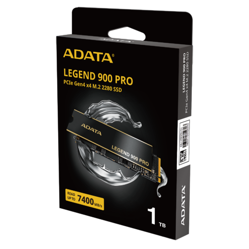 ADATA LEGEND 900 PRO INTERNAL SSD, 1TB, M.2 NVMe PCIe4, 7400R/6000W MB/s, 5YR WTY thumbnail 1