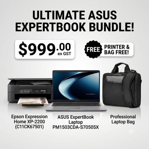 ASUS ExpertBook PM1 15.6' FHD 300nit Anti-Glare AMD Ryzen 5 150 6C/12T 16GB DDR5 (max 64GB) 512GB SSD Win 11 Pro FHD Cam RJ45 1Y OSW + Battery thumbnail 6