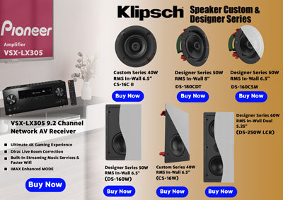 Pioneer Amplifier & Klipsch Speaker