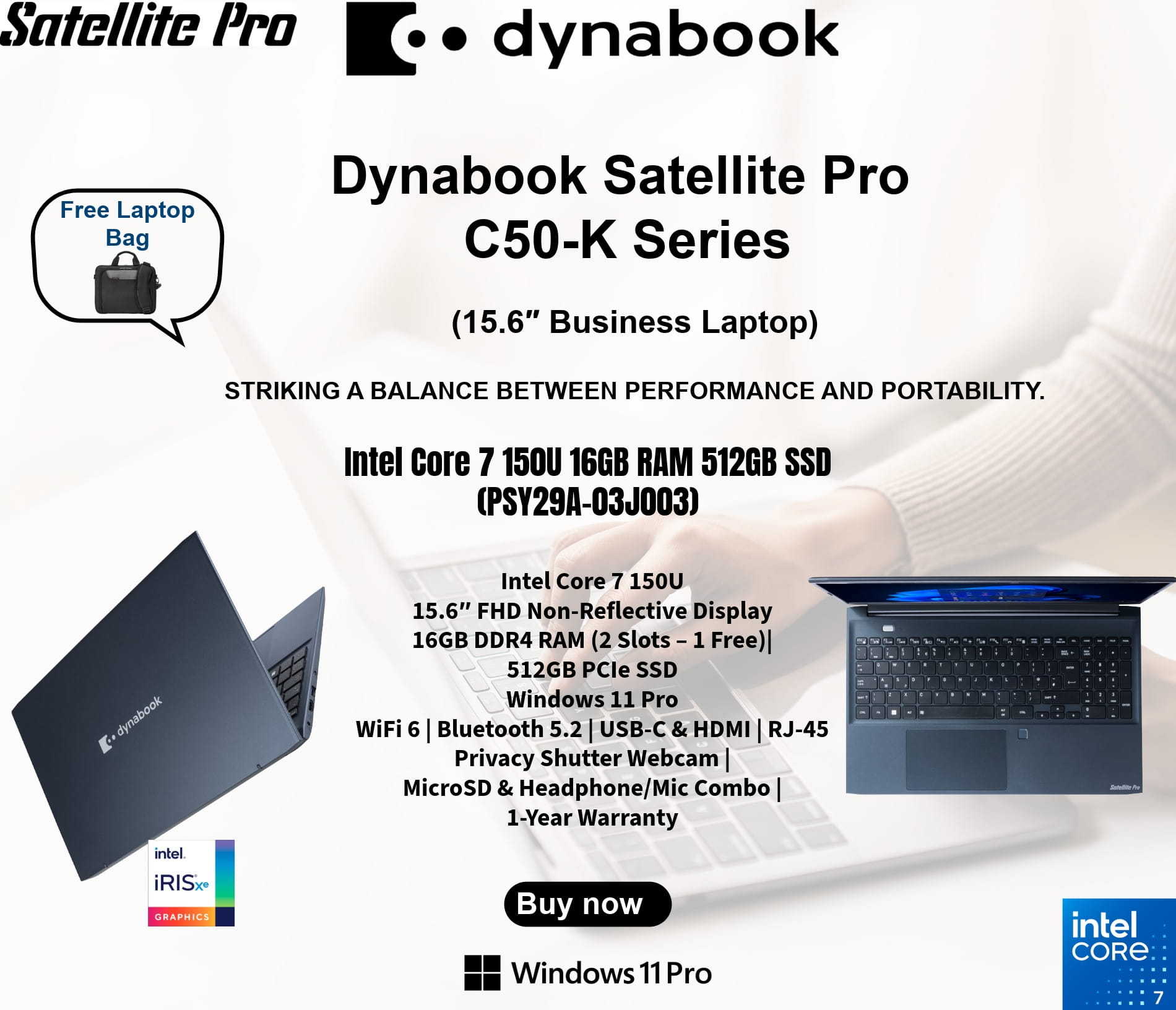 Dynabook Satellite Pro C50-K