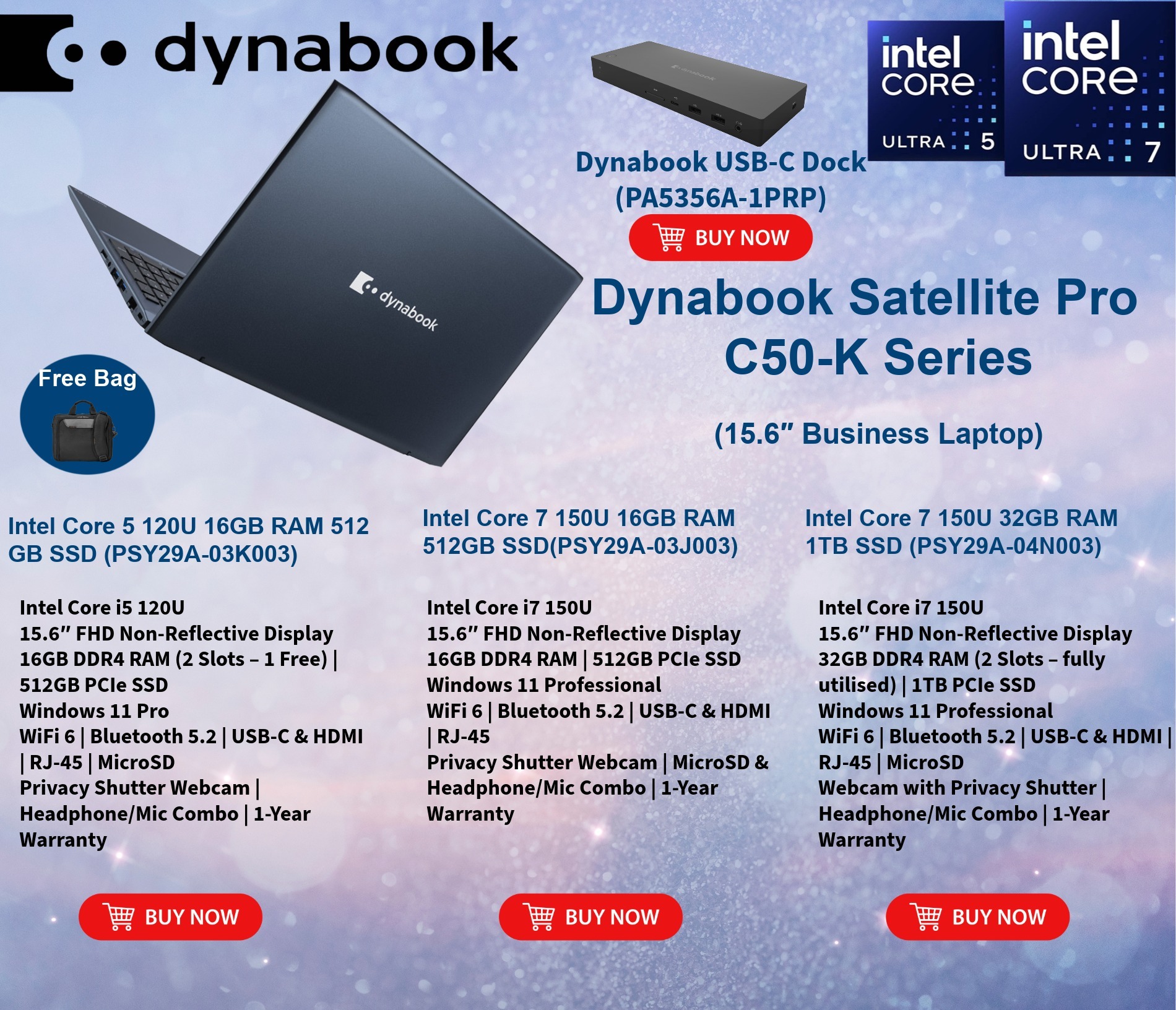 Dynabook Satellite Pro C50-K