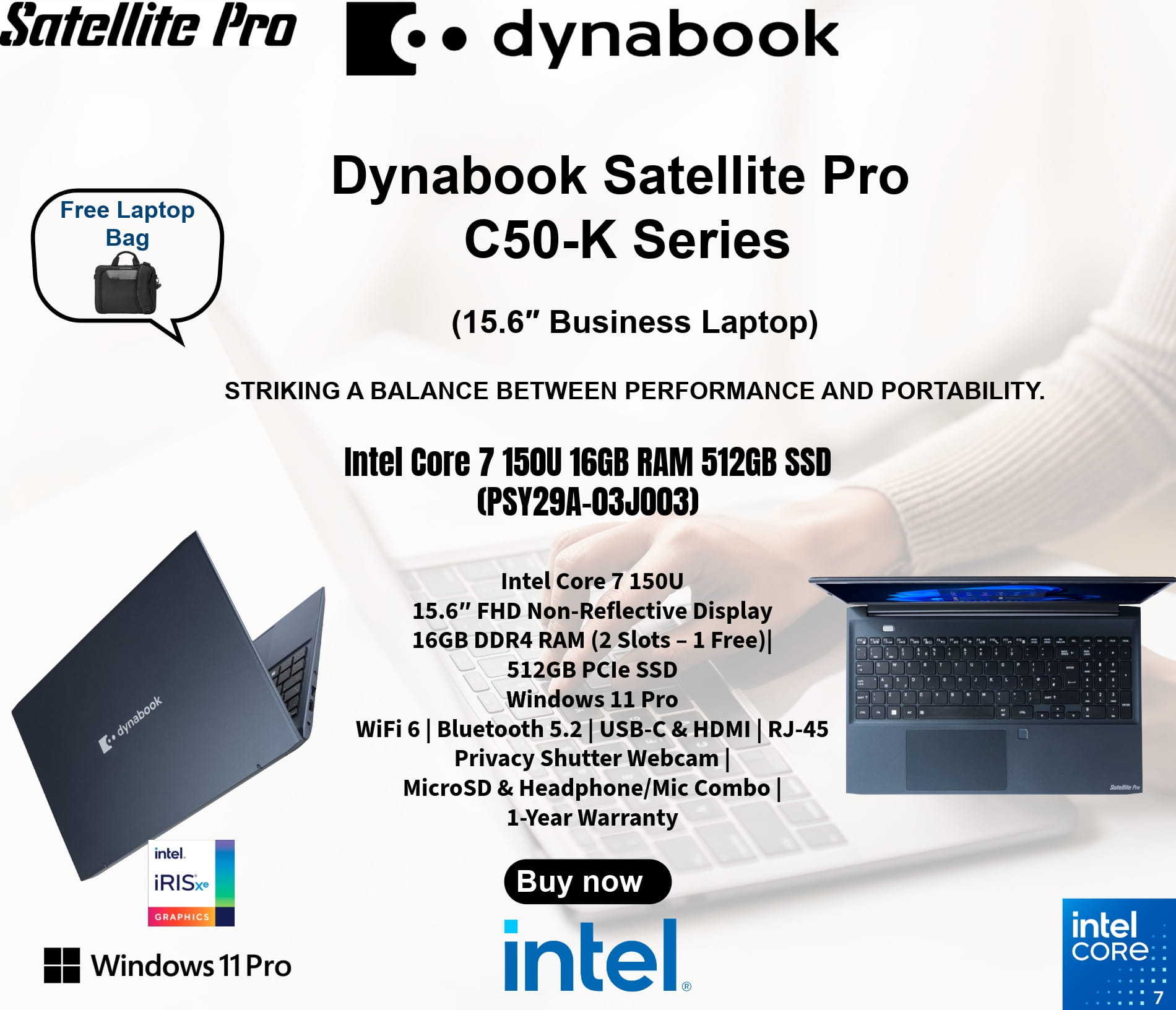 Dynabook Satellite Pro C50-K
