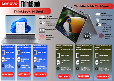 lENOVO THINKBOOK 14 & 14 2IN1 SERIES